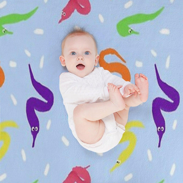 Worm on A String Babey! Throw Blanket