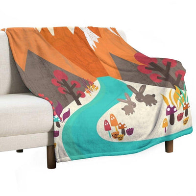 April Throw Blanket