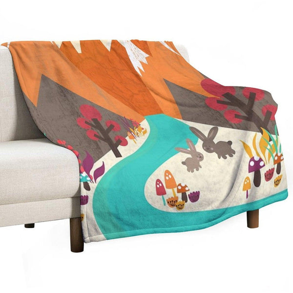 April Throw Blanket