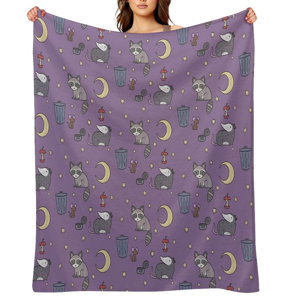 Trash Gang Throw Blanket