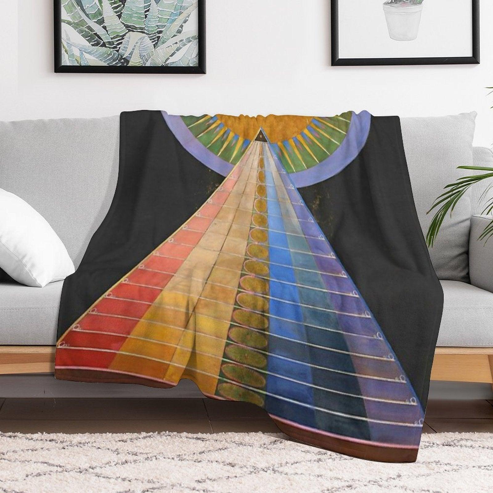 Hilma Af Klint - Altarpiece Throw Blanket