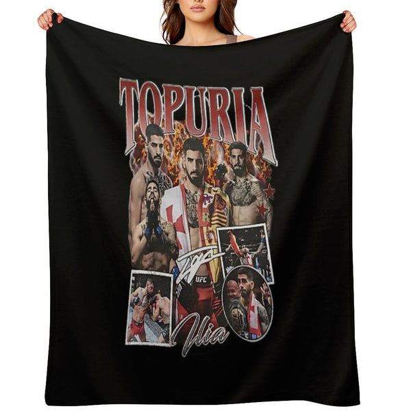 Ilia Topuria El Matador Signature Premium Throw Blanket
