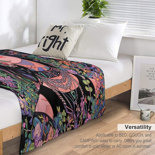 Billie's Hair Inspired Avatar Versatility Throw Blanket