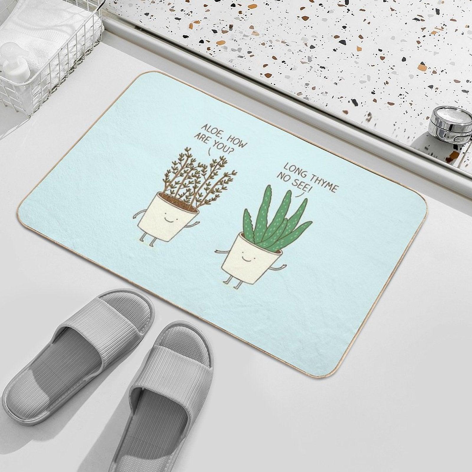 Garden Etiquette Bath Mat