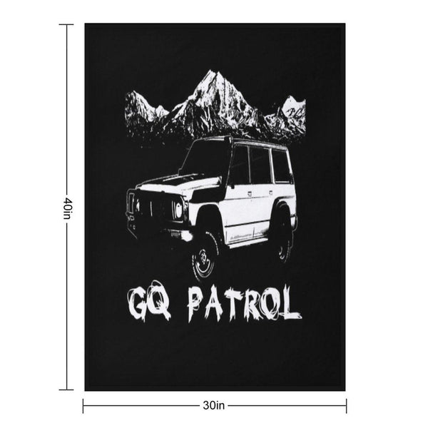 Gq Patrol Nissan Throw Blanket