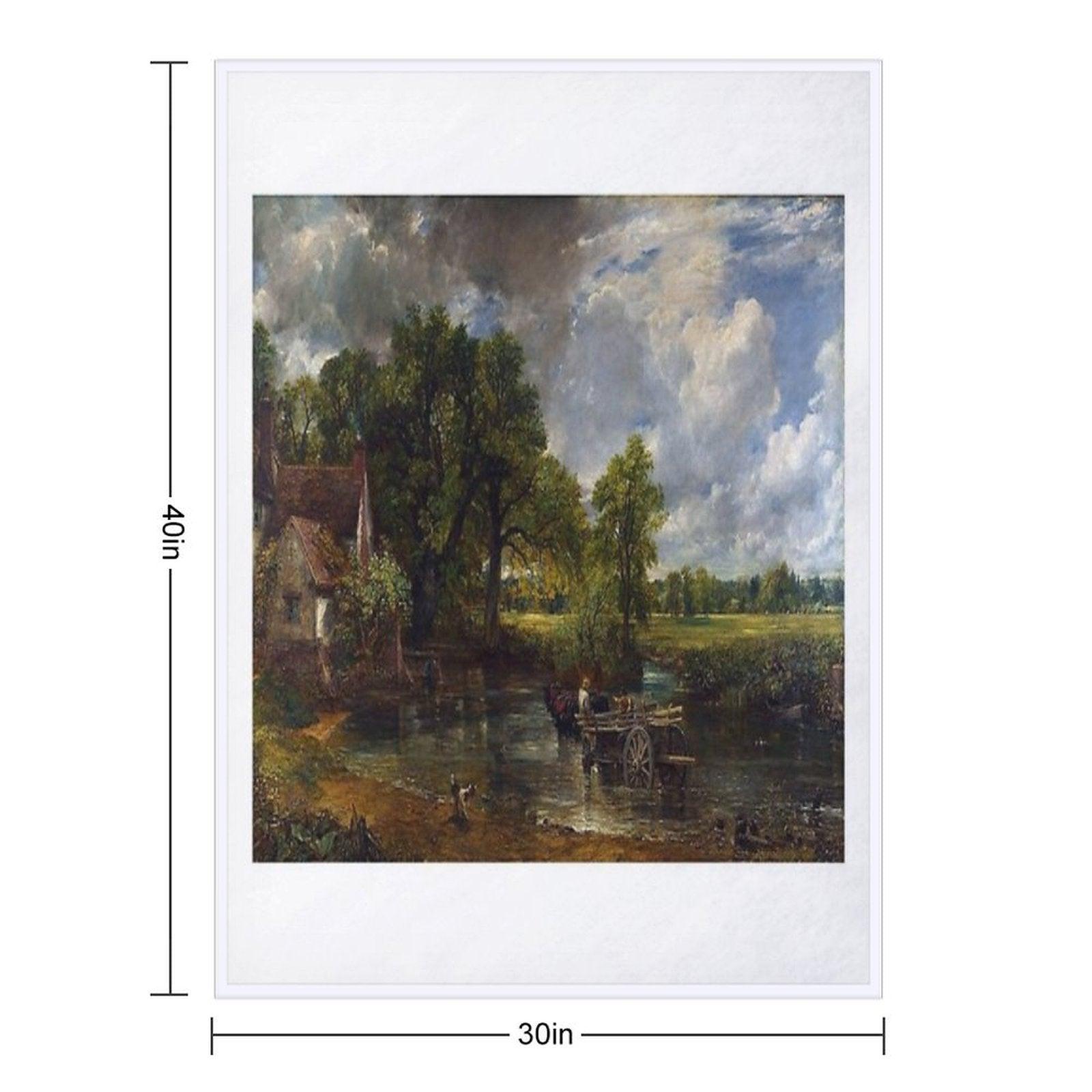 John Constable - The Hay Wain Throw Blanket