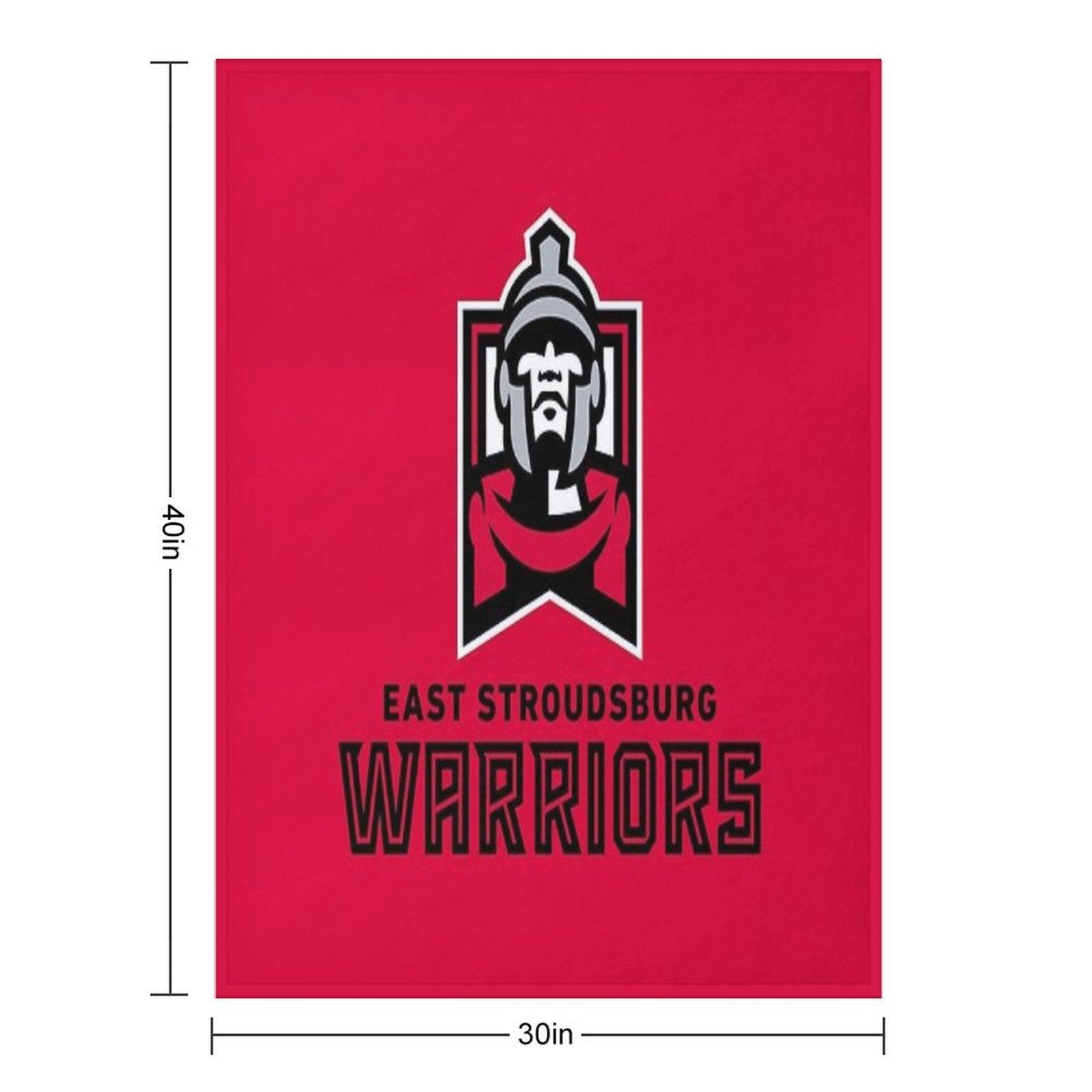 New East Stroudsburg-Warriors Throw Blanket