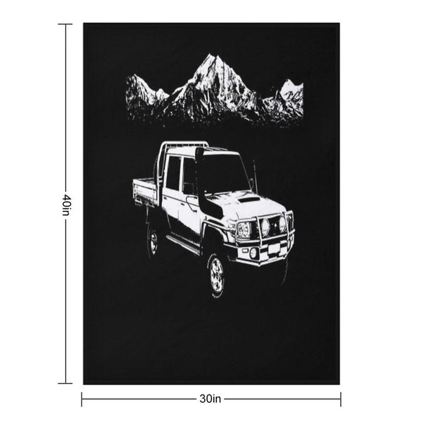 79 Series Toyota Cruiser Throw Blanket