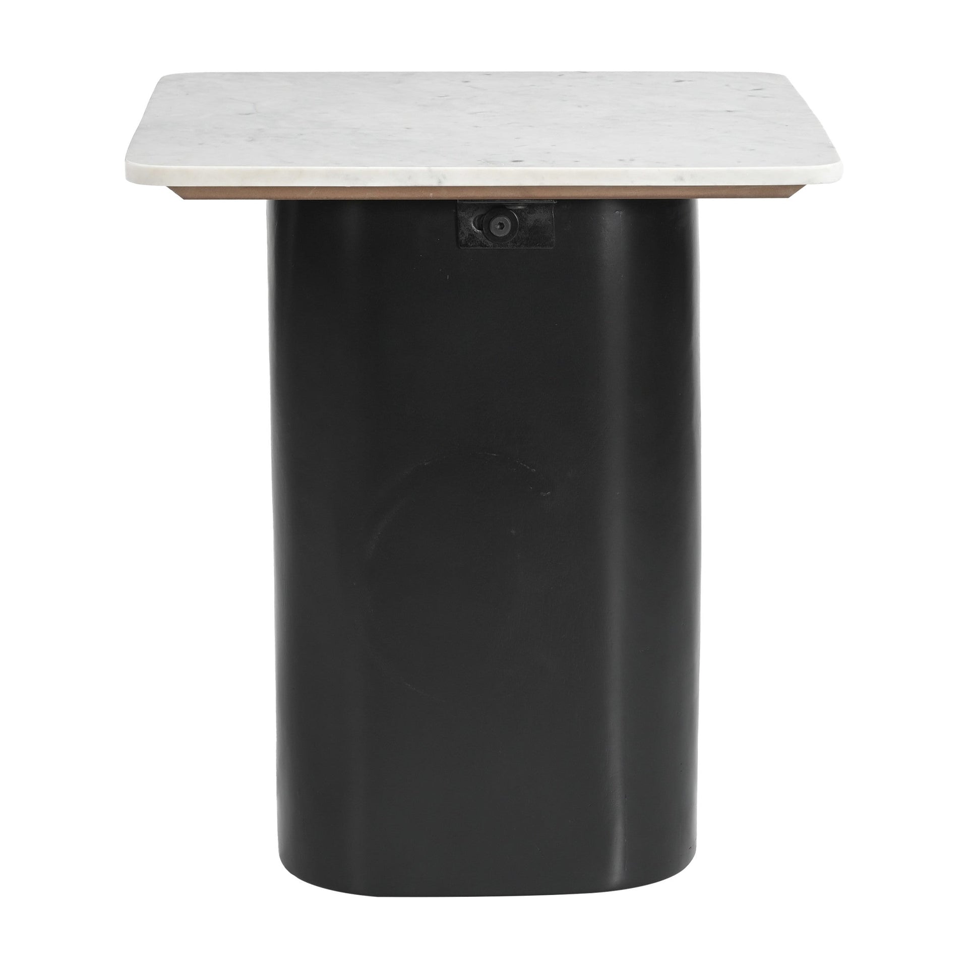 Fiora Side Table White & Black