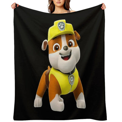 Rubble Paw Patrol Dog Classic All-season Throw Blanket