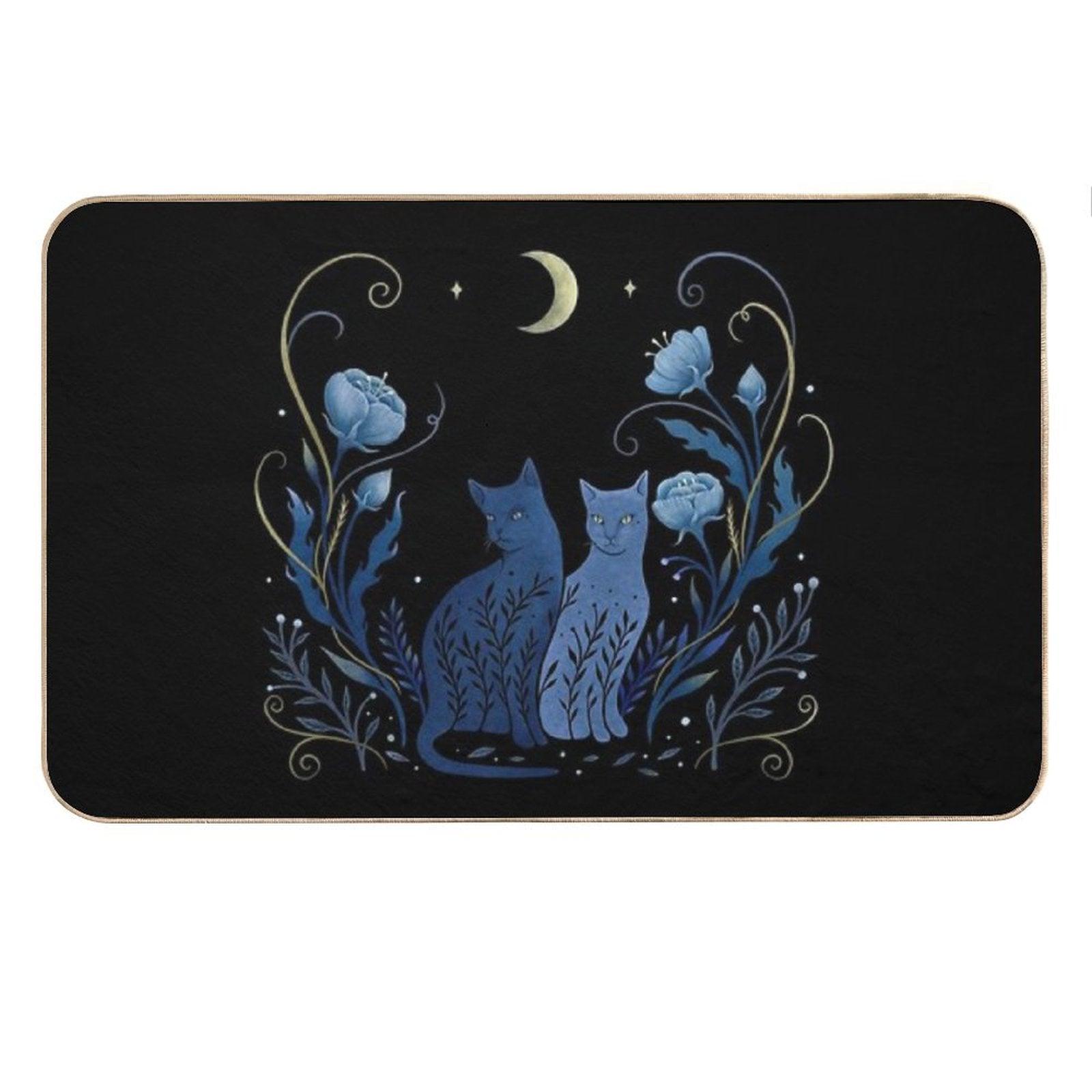 Two Cats Bath Mat