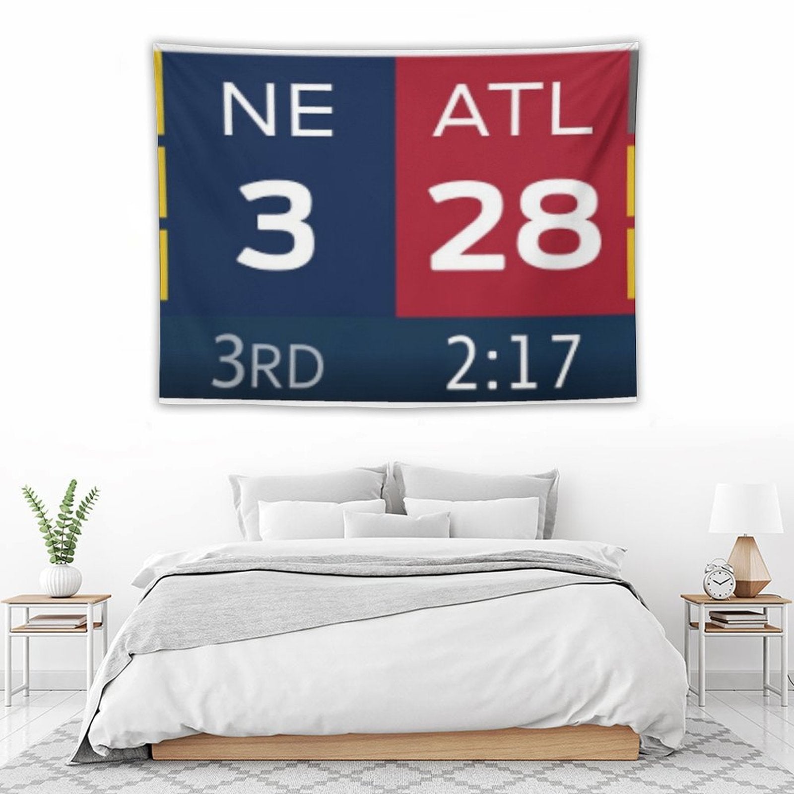 28-3 Patriots-Falcons Tapestry BionZax