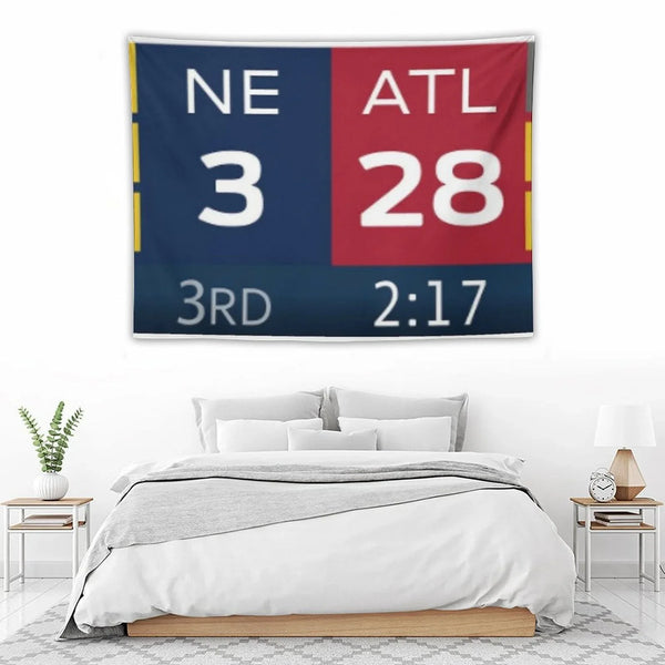 28-3 Patriots-Falcons Tapestry