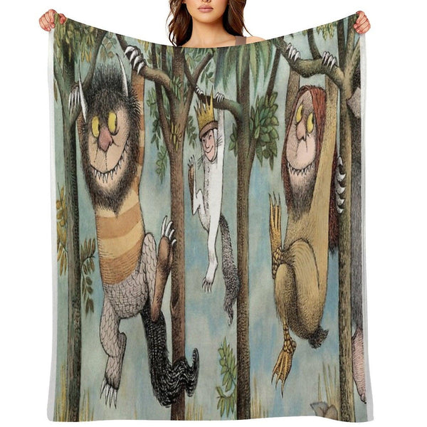 The Wild Things Are Throw Blanket