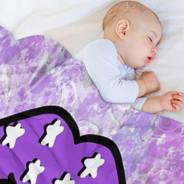 University of Scranton Lips Wrinkle-free Throw Blanket