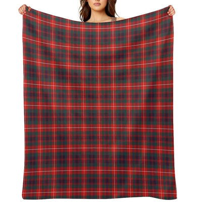 Clan Fraser of Lovat Tartan Multi-functional Throw Blanket