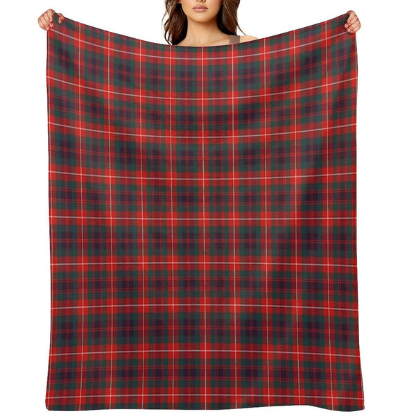 Clan Fraser of Lovat Tartan Multi-functional Throw Blanket