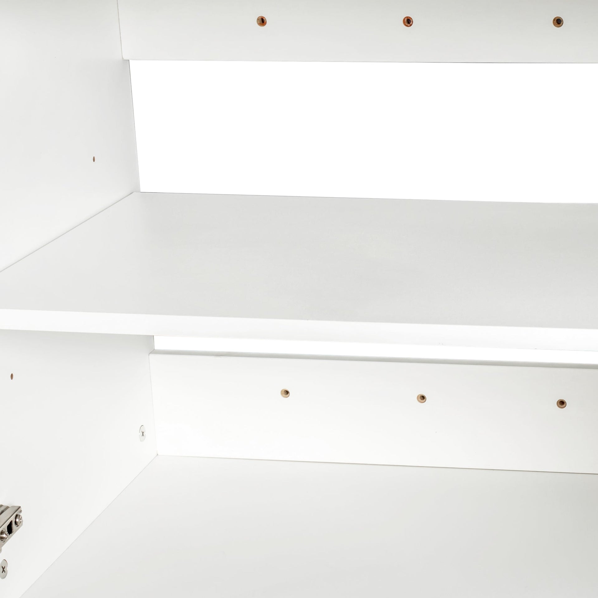 Stackable Wall Mounted Storage Cabinet, 11.81 'D x 31.50'W x 29.92 'H, White