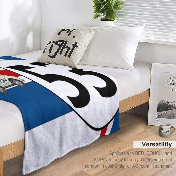 Herbie Fully Loaded Fan Art Shrink-resistant Throw Blanket