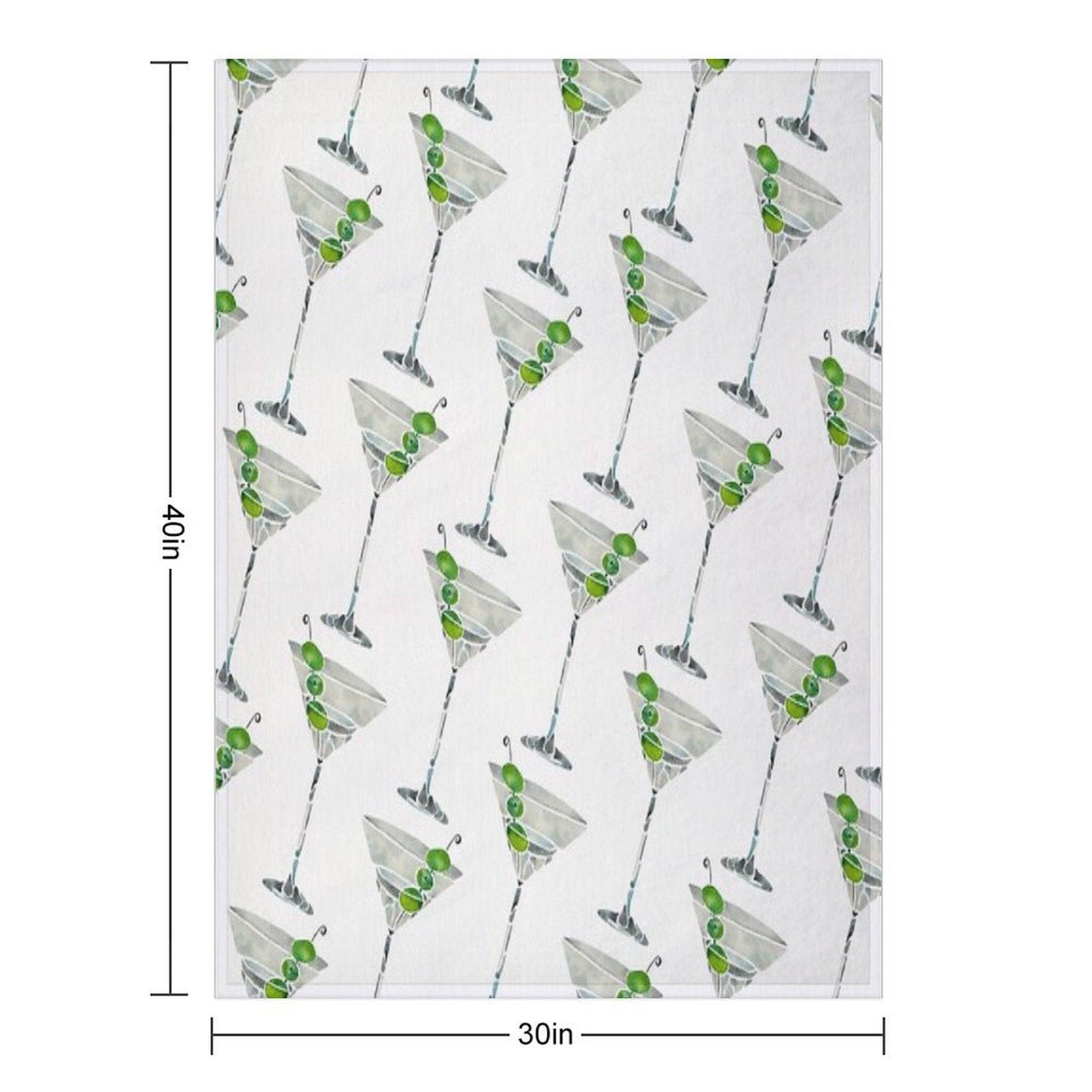 Dirty Martini Throw Blanket