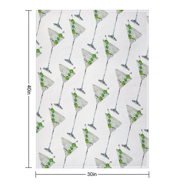 Dirty Martini Throw Blanket