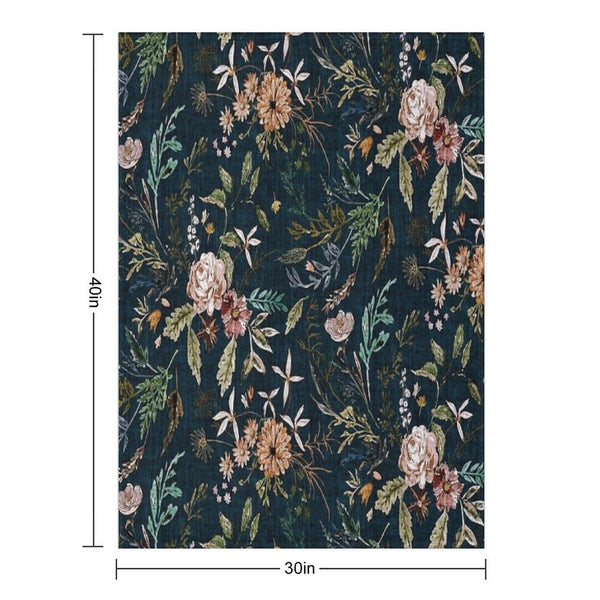 Delilah (summerteal) Throw Blanket