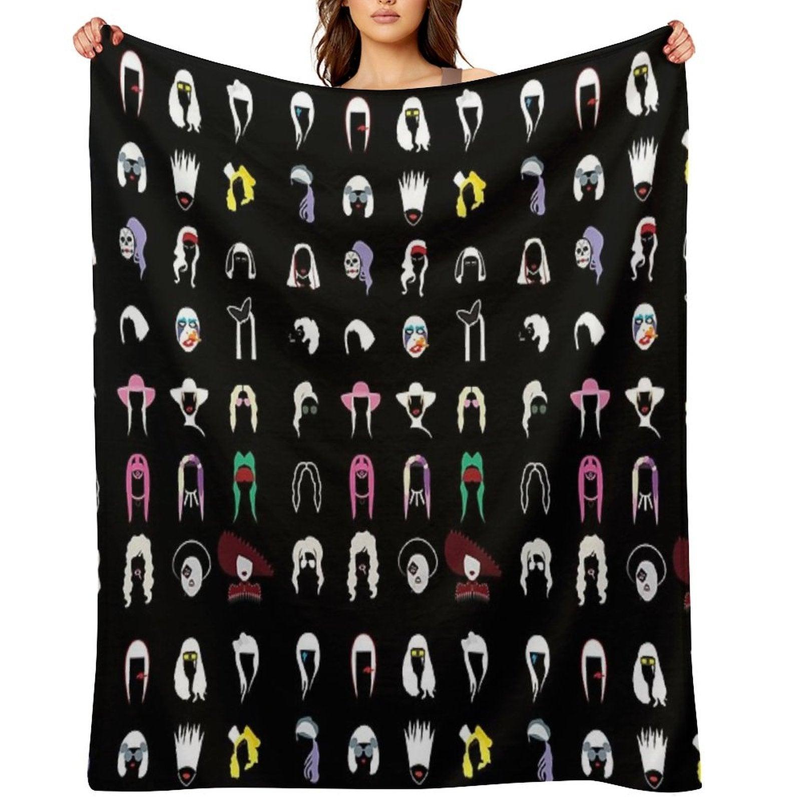 Lady Gaga Portrait Throw Blanket