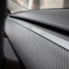 ABS Dashboard Cover for Model 3/Y | 2-Piece Set | 4 Finishes | Waterproof | 3M Adhesive - Model Y Juniper 2025+ & Model 3 Highland 2024+ / Matte carbon fiber texture