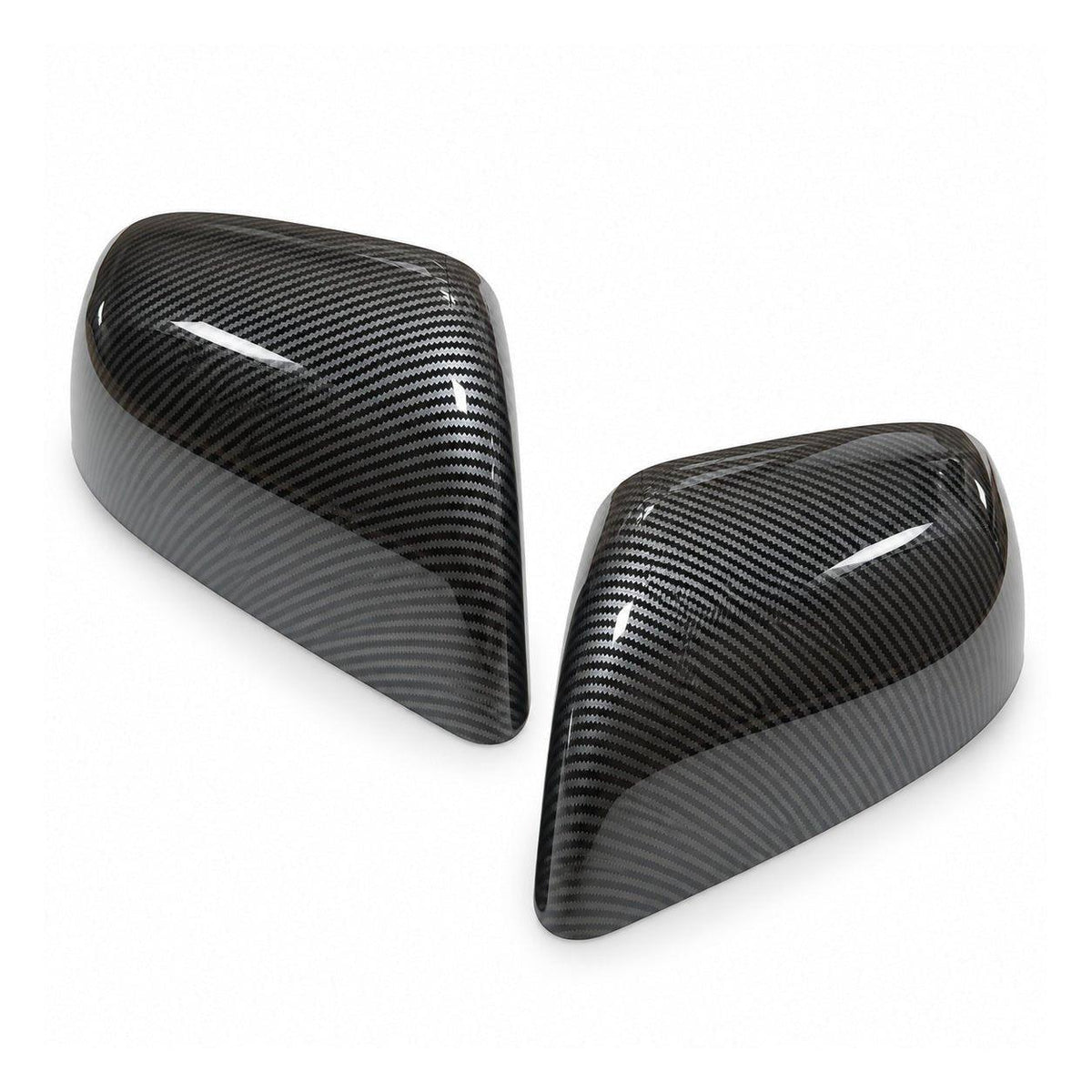 ABS Mirror Covers for Model 3/Y | 4 Finishes | 3M Tape | Scratch Protection | 3 Versions