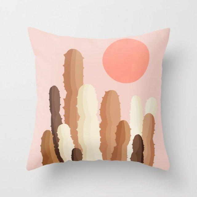 Abstract Line Drawing Cushion Case Modern Abstract Painting Pillow Case Beautiful Art Cushion Covers Art Sofa Pillows Case Livingroom Decorative Pillow 45x45CM