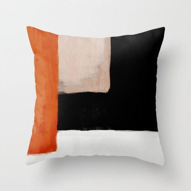 Abstract Line Drawing Cushion Case Modern Abstract Painting Pillow Case Beautiful Art Cushion Covers Art Sofa Pillows Case Livingroom Decorative Pillow 45x45CM