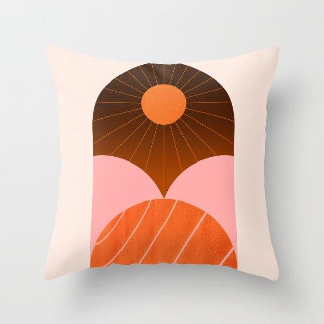 Abstract Line Drawing Cushion Case Modern Abstract Painting Pillow Case Beautiful Art Cushion Covers Art Sofa Pillows Case Livingroom Decorative Pillow 45x45CM