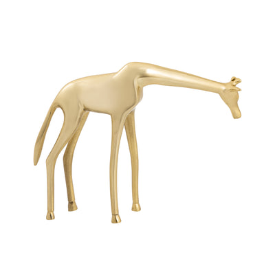 Brass Giraffe Sculpture - Small
