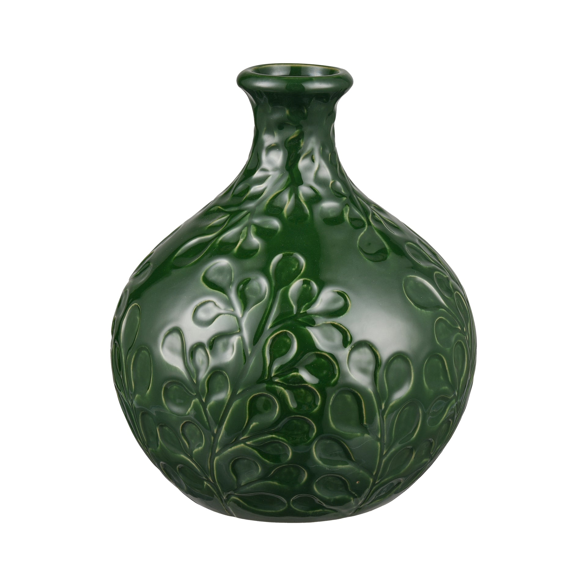 Broome Vase - Medium Dark Green