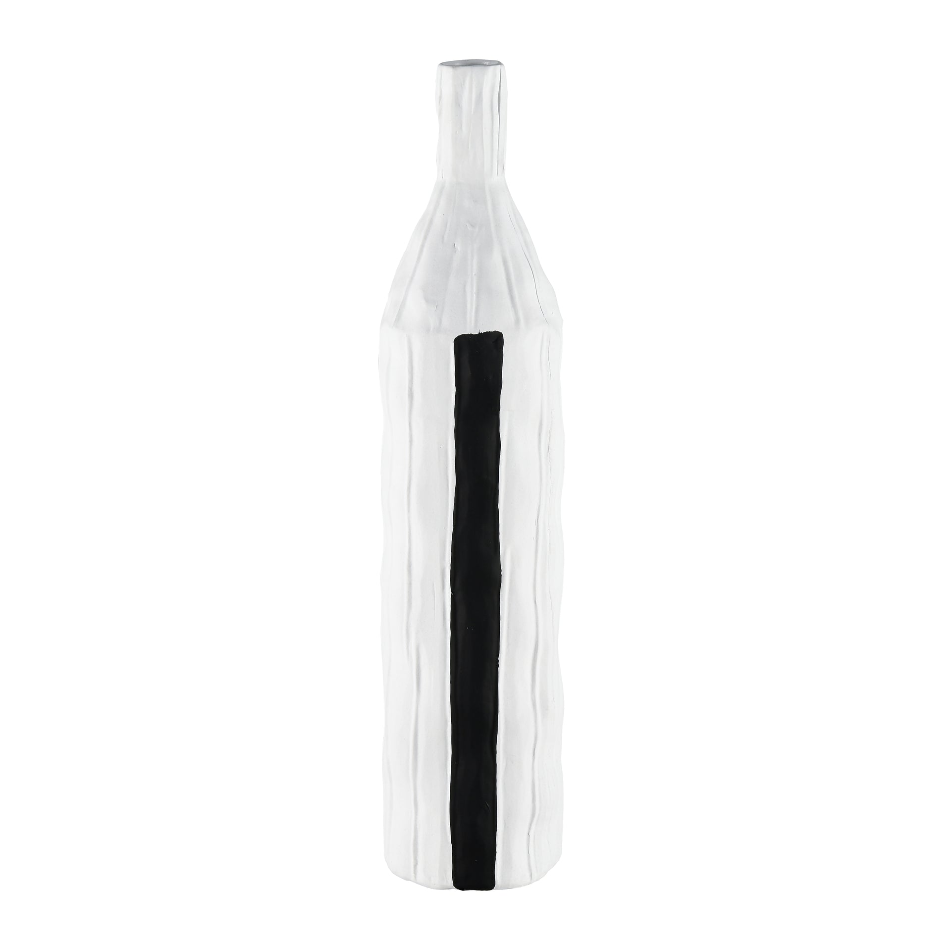 Carter Vase - Striped Black