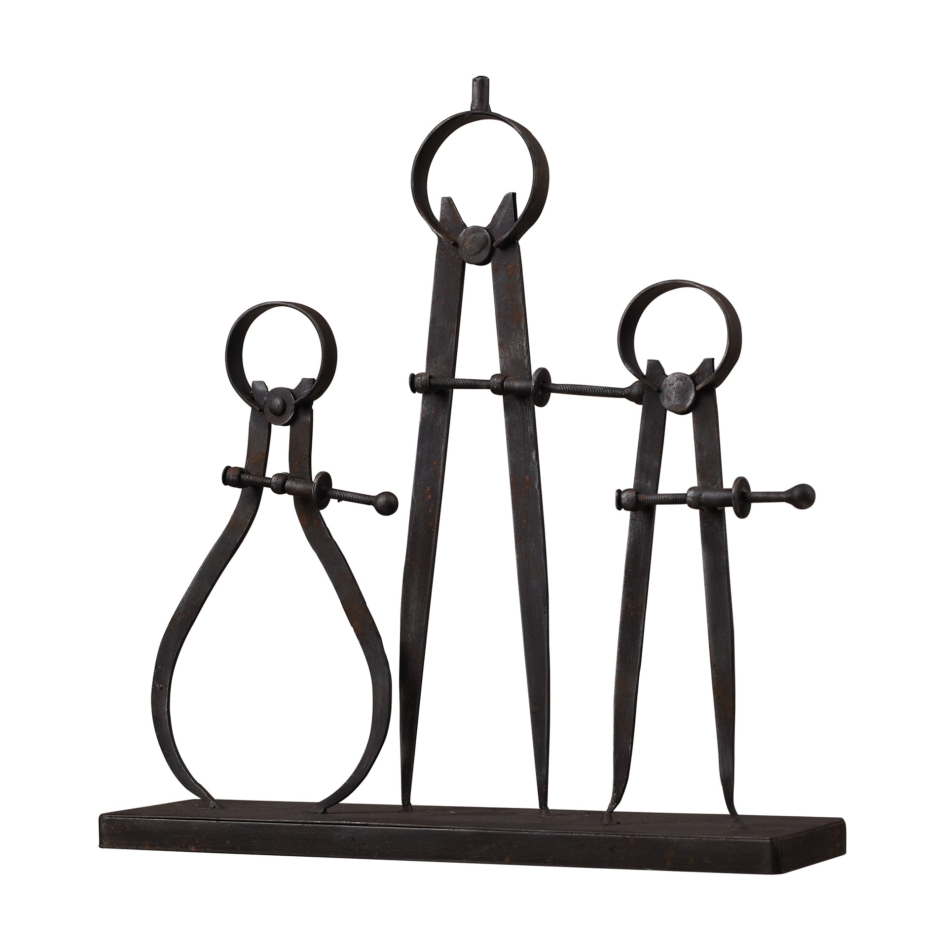 Compass and Caliper - Antique Black
