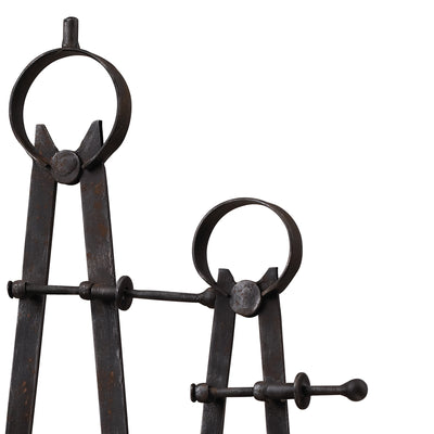 Compass and Caliper - Antique Black