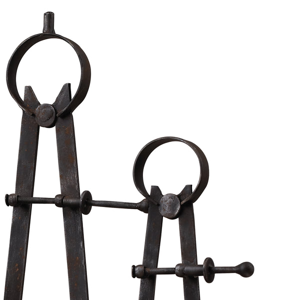 Compass and Caliper - Antique Black