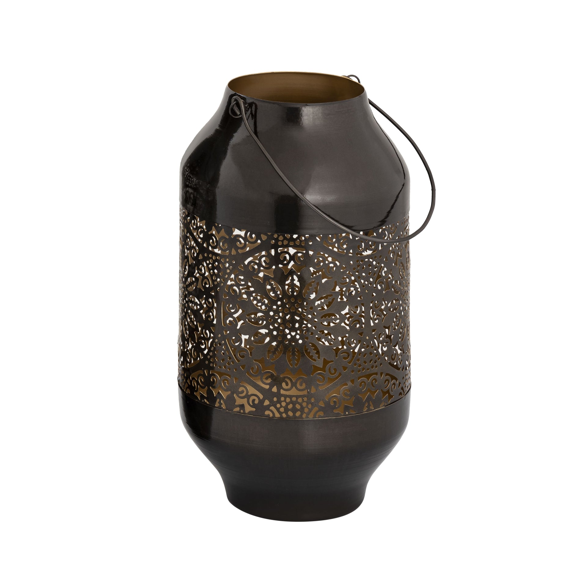 Culler Lantern - Set of 2 Gloss Black