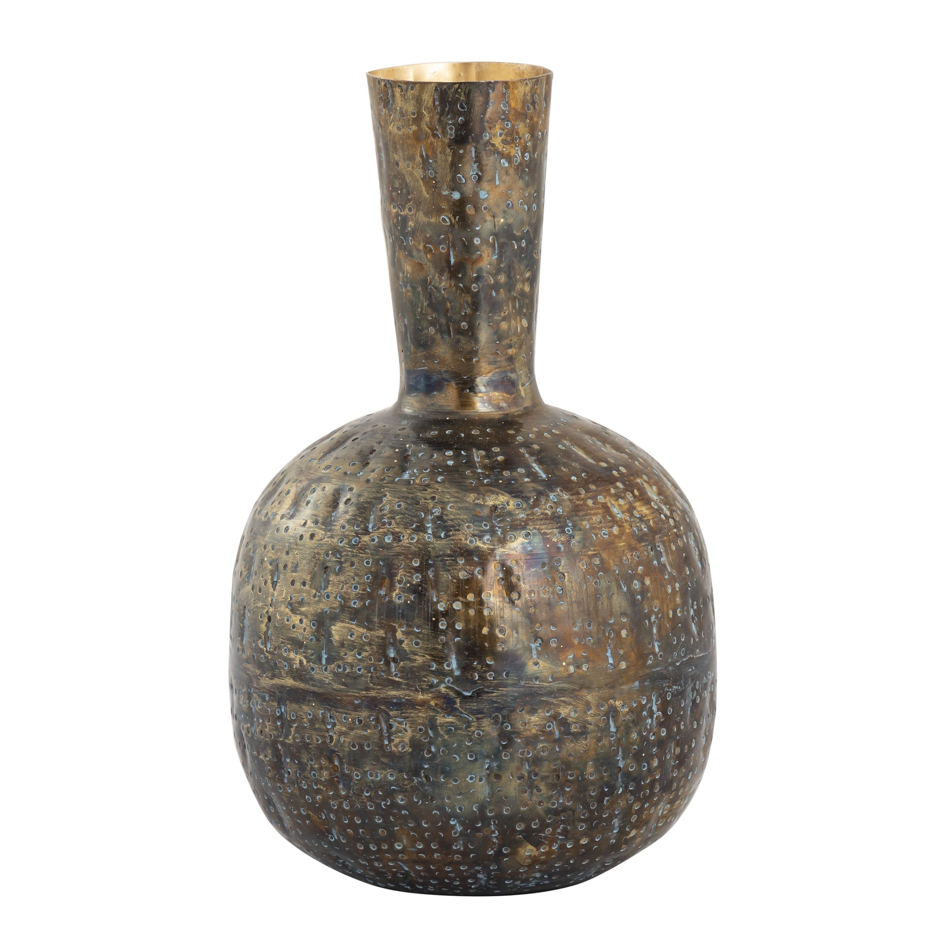 Fowler Vase - Set of 3 Patinated Brass