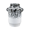 Gallemore Vase - Black and White Glazed