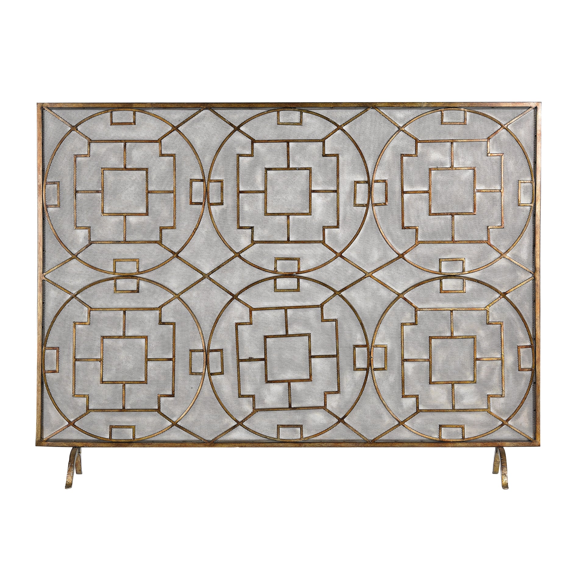 Geometric Firescreen