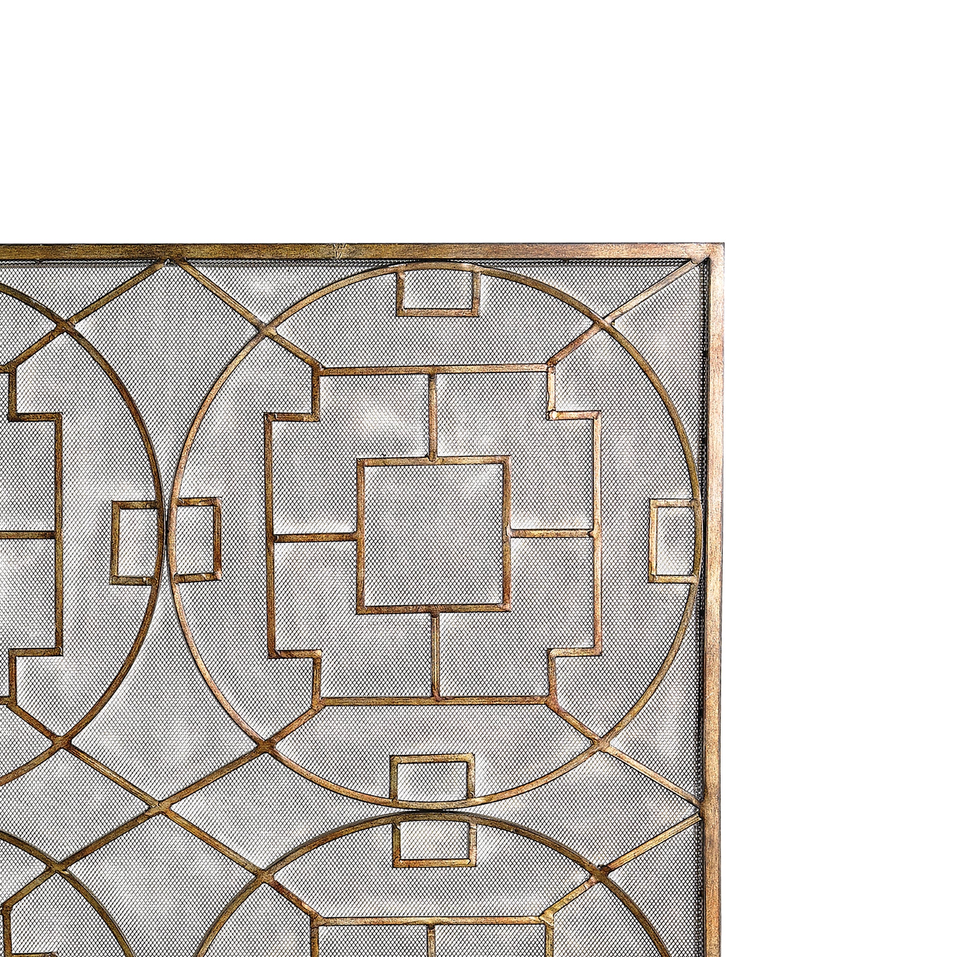 Geometric Firescreen
