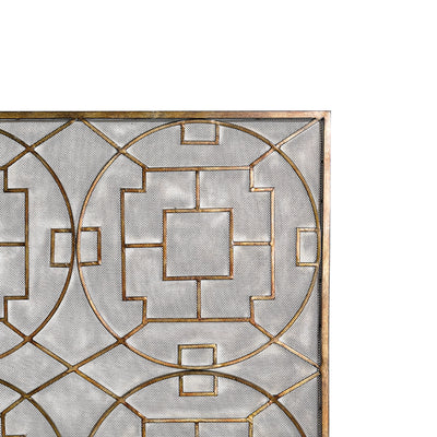 Geometric Firescreen