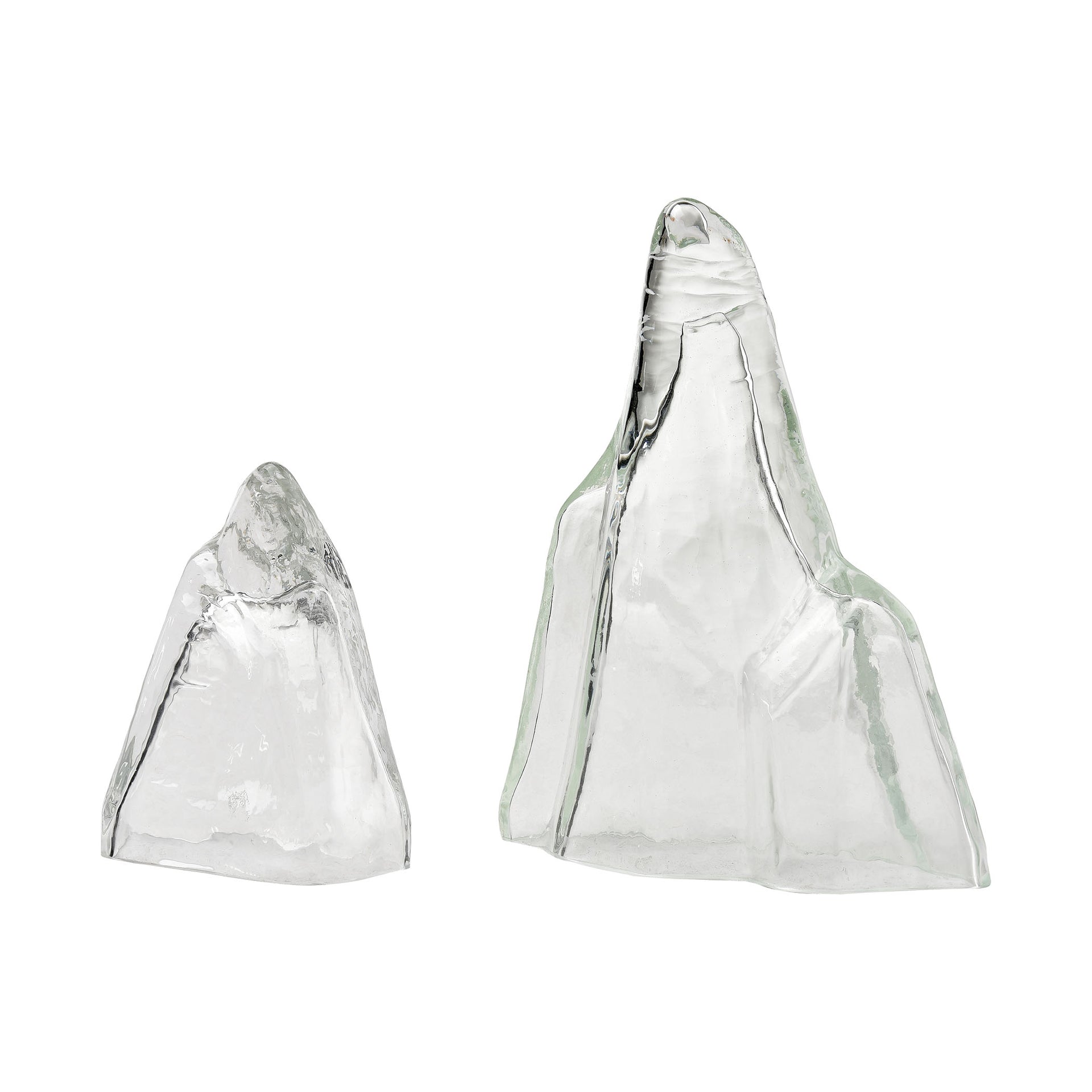 Glacier Object - Set of 2 Clear