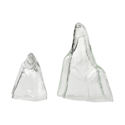 Glacier Object - Set of 2 Clear