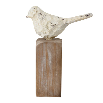 Higgins Bird Object - Set of 3 Aged Cream