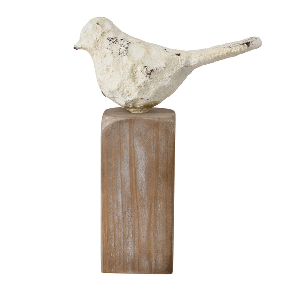 Higgins Bird Object - Set of 3 Aged Cream
