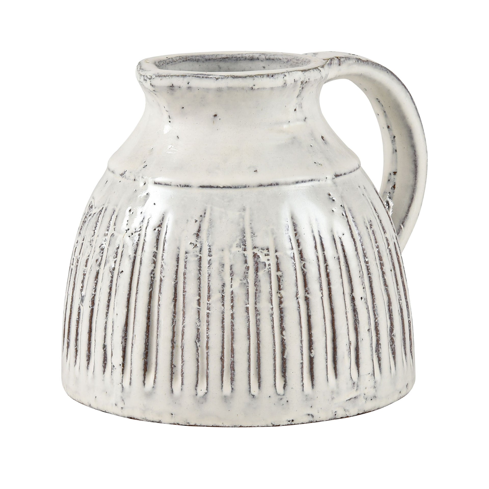 Muriel Pitcher - Small Aged White Glazed