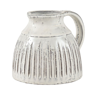 Muriel Pitcher - Small Aged White Glazed